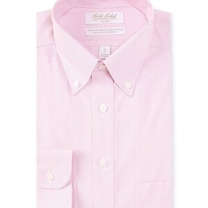 Gold Label Roundtree & Yorke Fitted Non-Iron Point Collar Dress Shirt